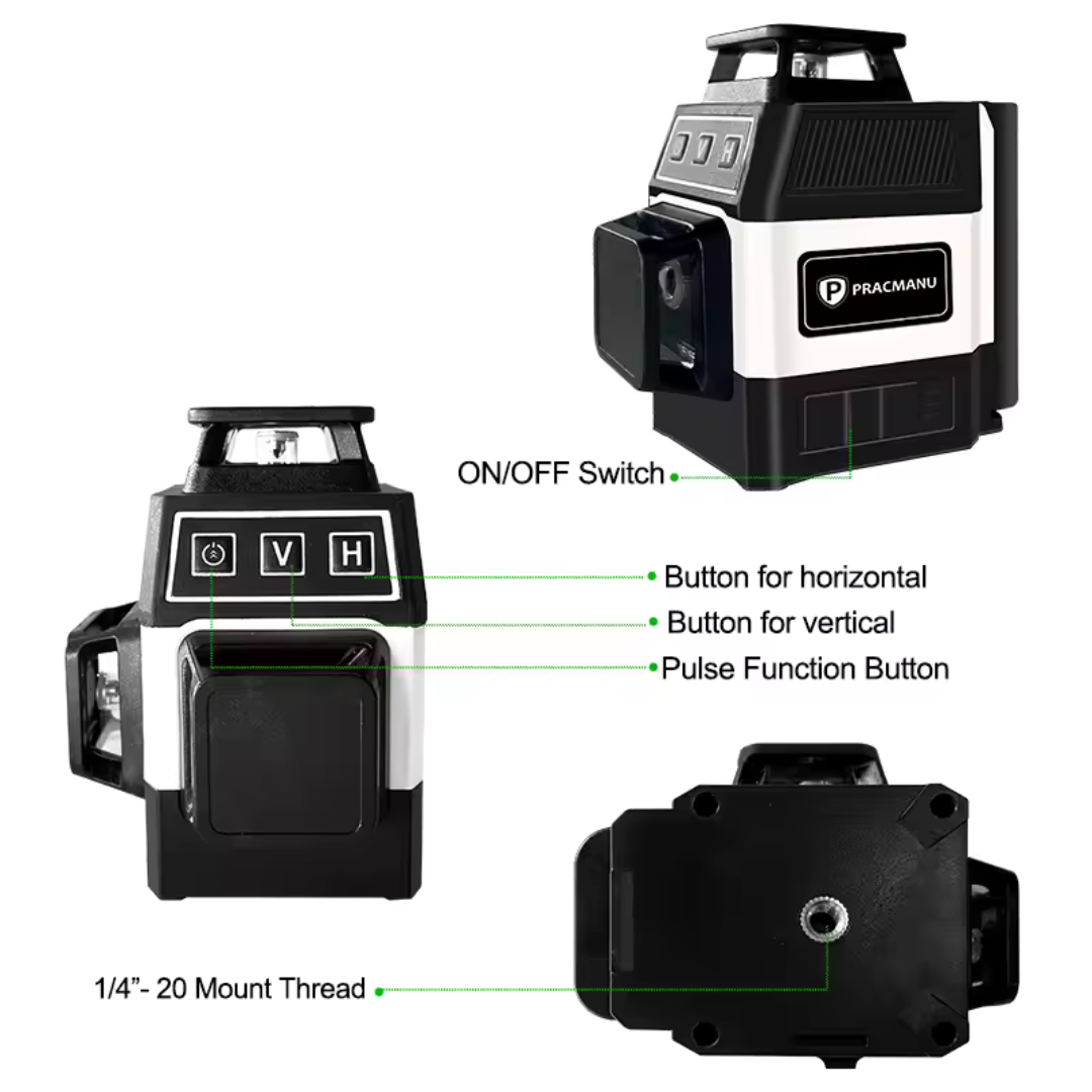 BeamBeaver 12-Line Laser Level